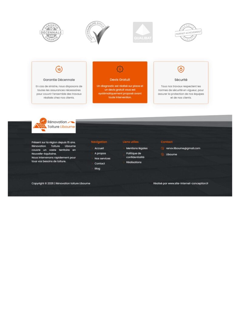 portfolio toiture Libourne